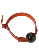 Load image into Gallery viewer, Redline Large Ball Gag With D Ring Leather
