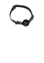Load image into Gallery viewer, Small Ball Gag With Buckle 1.5 Inch Black
