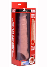 Load image into Gallery viewer, Size Matters 3 Inch Penis Extender Sleeve Flesh 10.75 Inches