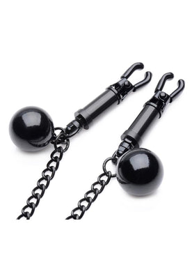 Mistress by Isabella Sinclaire Barrel Nipple Clamps W/ Weights Bondage and Fetish
