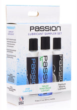 Load image into Gallery viewer, Passion Lubricant Sampler Set 3 Bottles Each 2 Ounces