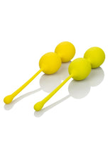 Load image into Gallery viewer, Kegel Training Set Lemon Silicone