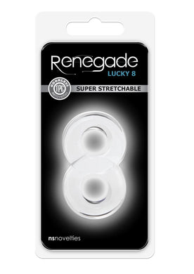 Renegade Lucky 8 Clear Cock Ring