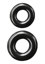 Load image into Gallery viewer, Renegade Double Stack Black Cock Ring