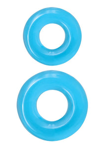 Renegade Double Stack Blue Cock Ring