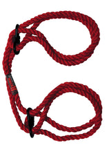 Load image into Gallery viewer, Kink Hogtied Hemp Cuffs Red