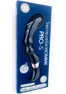 Nu Sensuelle Homme Pro-S Rechargeable Multi Speed Prostate Massager Navy Blue