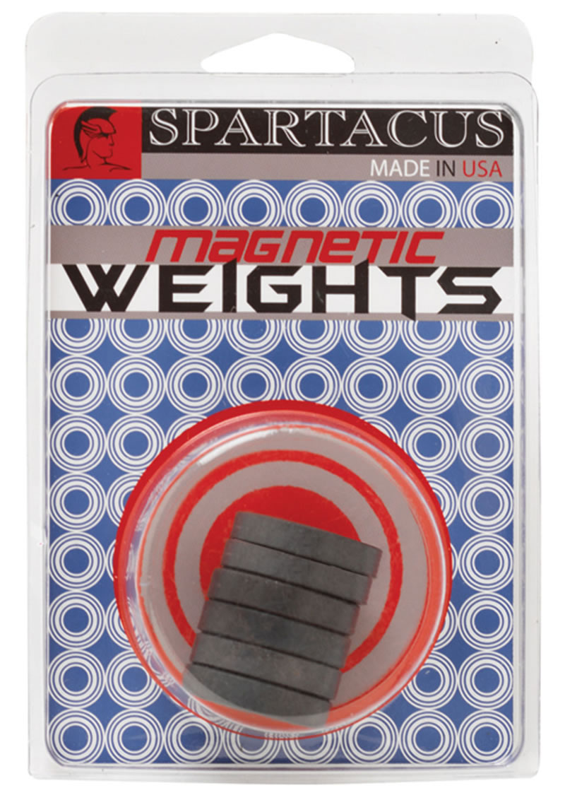 Magnetic Weights Pack of Six 1 Ounce Black