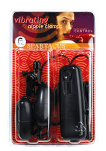 Load image into Gallery viewer, Vibrating Alligator Mini Nipple Clamps Black