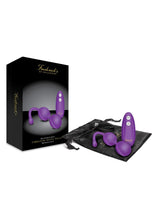 Load image into Gallery viewer, Fredericks of Hollywood Vibrating Remote Control Kegel Balls Rechargeable Purple