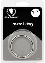 Load image into Gallery viewer, Metal Cock Ring 1.75 Inch Nickel