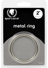 Load image into Gallery viewer, Metal Cock Ring 2 Inch Nickel