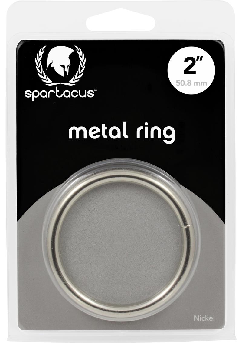 Metal Cock Ring 2 Inch Nickel