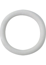 Load image into Gallery viewer, Rubber Cock Ring 1.25 Inch White