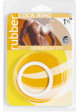 Load image into Gallery viewer, Rubber Cock Ring 1.5 Inch White