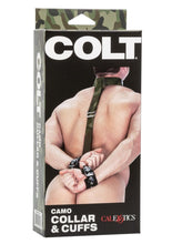 Load image into Gallery viewer, Colt Camo Collar and Cuffs Bondage Adjustable