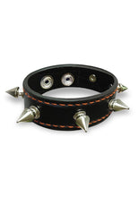 Load image into Gallery viewer, Orange Is The New Black Spike Studded Leatherette Cock Ring Snap Fastener