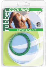 Load image into Gallery viewer, Rubber Cock Ring 1.5 Inch Green