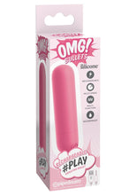 Load image into Gallery viewer, OMG Bullet Play Rechargeable Multi Speed Silicone Vibrating Bullet Waterproof Pink