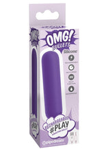 Load image into Gallery viewer, OMG Bullet Play Rechargeable Multi Speed Silicone Vibrating Bullet Waterproof Purple