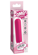 Load image into Gallery viewer, OMG Bullet Play Rechargeable Multi Speed Silicone Vibrating Bullet Waterproof Red