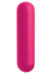 OMG Bullet Play Rechargeable Multi Speed Silicone Vibrating Bullet Waterproof Red