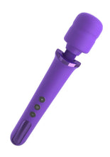 Load image into Gallery viewer, Fantasy For Her Rechargeable Power Wand Multispeed Silicone Purple