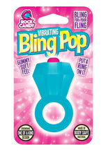 Load image into Gallery viewer, Rock Candy Vibrating Bling Pop Cock Ring Blue