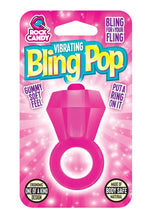 Load image into Gallery viewer, Rock Candy Vibrating Bling Pop Cock Ring Pink
