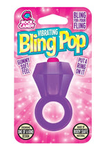 Load image into Gallery viewer, Rock Candy Vibrating Bling Pop Cock Ring Purple