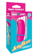 Load image into Gallery viewer, Rock Candy Jellybean Curved Bullet Multi Speed Splashproof Pink