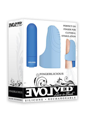 Fingerlicious  Clitoral Stimulation Silicone Rechargeable Waterproof Blue