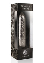 Load image into Gallery viewer, Rocks-Off 120mm Frosted Fleurs Multi Function Bullet Waterproof Silver