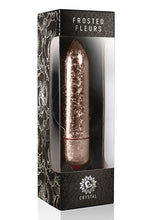 Load image into Gallery viewer, Rocks-Off 120mm Frosted Fleurs Multi Function Bullet Waterproof Crystal