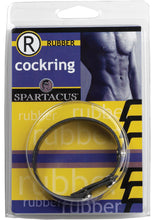 Load image into Gallery viewer, Rubberline Neoprene Cock Ring Black
