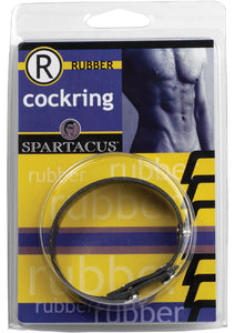 Rubberline Neoprene Cock Ring Black