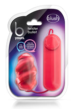Load image into Gallery viewer, B Yours Twister Bullet Multi Speed Textured Waterproof  Red