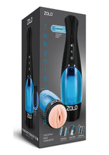 Load image into Gallery viewer, Zolo Thrustbuster Male Masturbator and Stroker Textured Vibrating Rechargeable