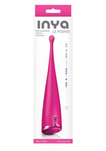 Load image into Gallery viewer, Inya Le Pointe Rechargeable Clitoral Stimulator Silicone Pink