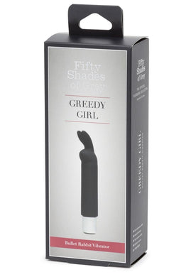 Fifty Shades Of Grey Greedy Girl Bullet Rabbit Vibrator Waterproof  Rechargeable