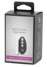 Load image into Gallery viewer, Fifty Shades Of Grey Relentless Vibrations Remote Control Bullet Vibrator Waterproof Rechargeable