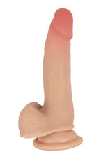 Load image into Gallery viewer, RealCocks Self Lubricating Bendable Realistic Dildo With Balls Waterproof Flesh 6 Inches