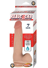 Load image into Gallery viewer, RealCocks Self Lubricating Bendable Realistic Dildo With Balls Waterproof Flesh 7 Inches