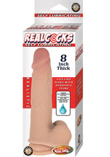 Load image into Gallery viewer, RealCocks Self Lubricating Bendable Realistic Thick Dildo With Balls Waterproof Flesh 8 Inches