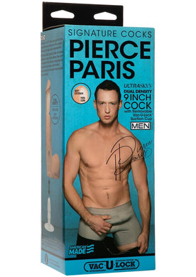 Signature Cock Pierce Paris Ultraskyn Dual Density Silicone Non Vibrating Dildo 9 Inch Flesh