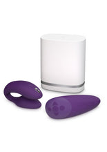 Load image into Gallery viewer, We-Vibe Chorus Couples Vibrator With Squeeze Control Waterproof Rechargeable Purple