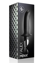 Load image into Gallery viewer, Men-X Falex Anal Wand Silicone Prostate Stimulator USB Magnetic Rechargeable Waterproof Black And Silver