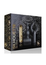 Load image into Gallery viewer, Silhouette Be Mine Set Bullet With Silicone Attachments Waterproof Gold And Black
