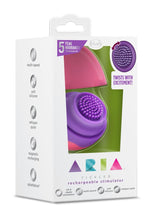 Load image into Gallery viewer, Aria Tickler Multi Speed Rechargeable Silicone Splashproof Pink