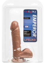 Load image into Gallery viewer, The Emperor Dildo Waterproof 6 Inch Brown